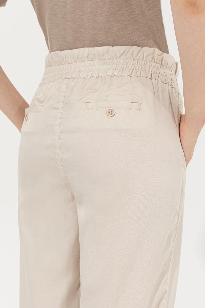 Kadın Krem Pantolon - 50246073010