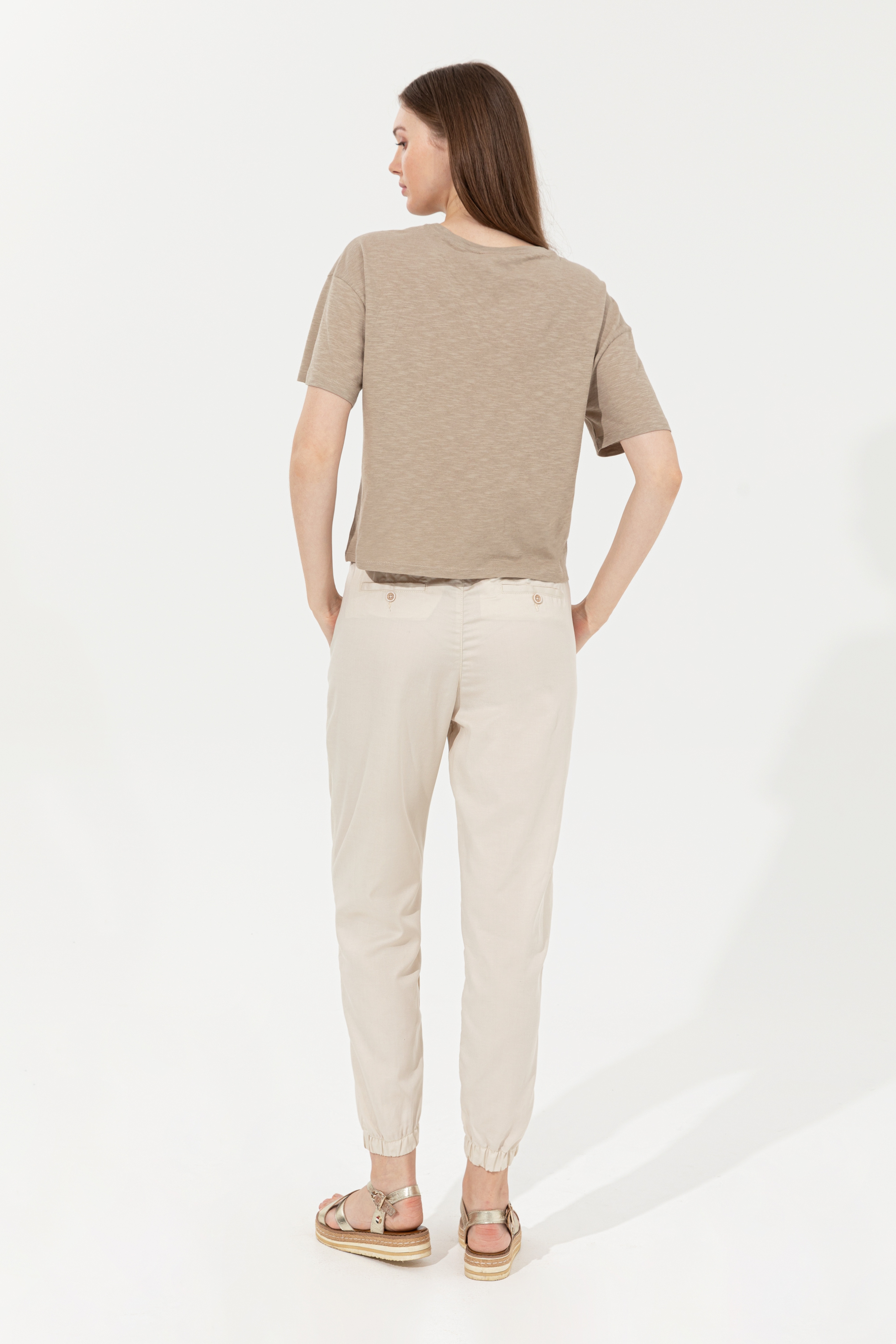Kadın Krem Pantolon - Image 4