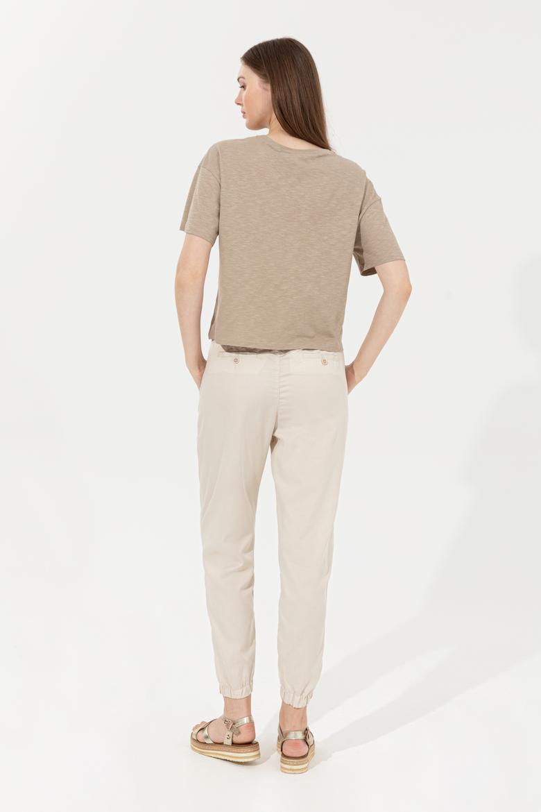 Kadın Krem Pantolon - 50246073010