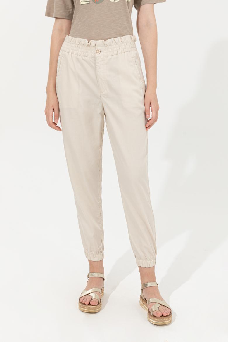 Kadın Krem Pantolon - 50246073010