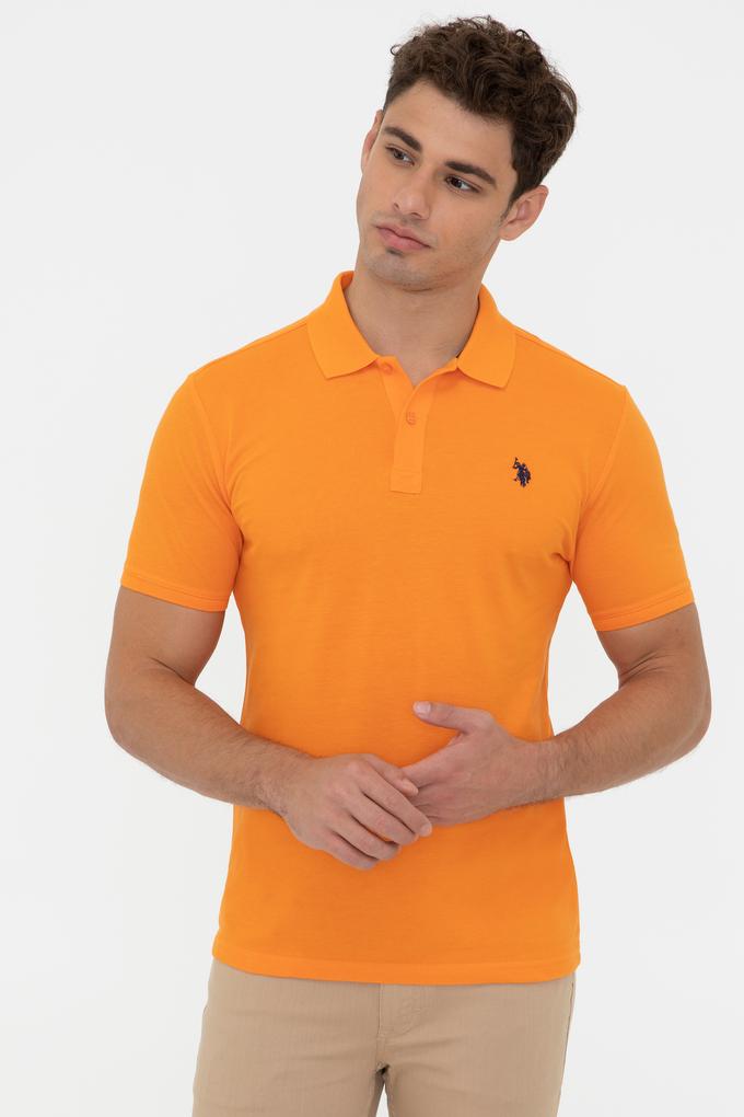 Erkek Turuncu Basic Tişört