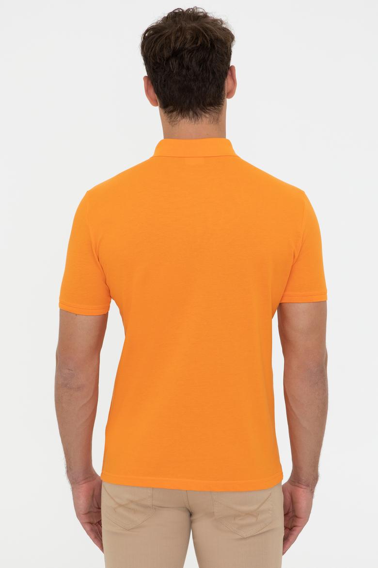 Erkek Turuncu Basic Tişört - 50217612234