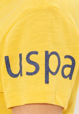 Kadın Açık Sarı Bisiklet Yaka Tişört - 50248142046