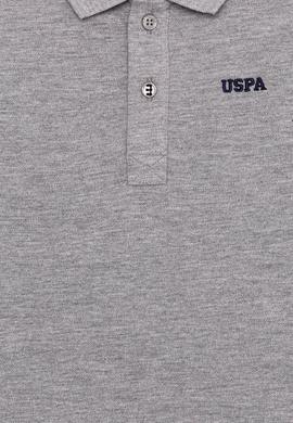 Erkek Çocuk Gri Melanj Polo Yaka Tişört - 50251776052