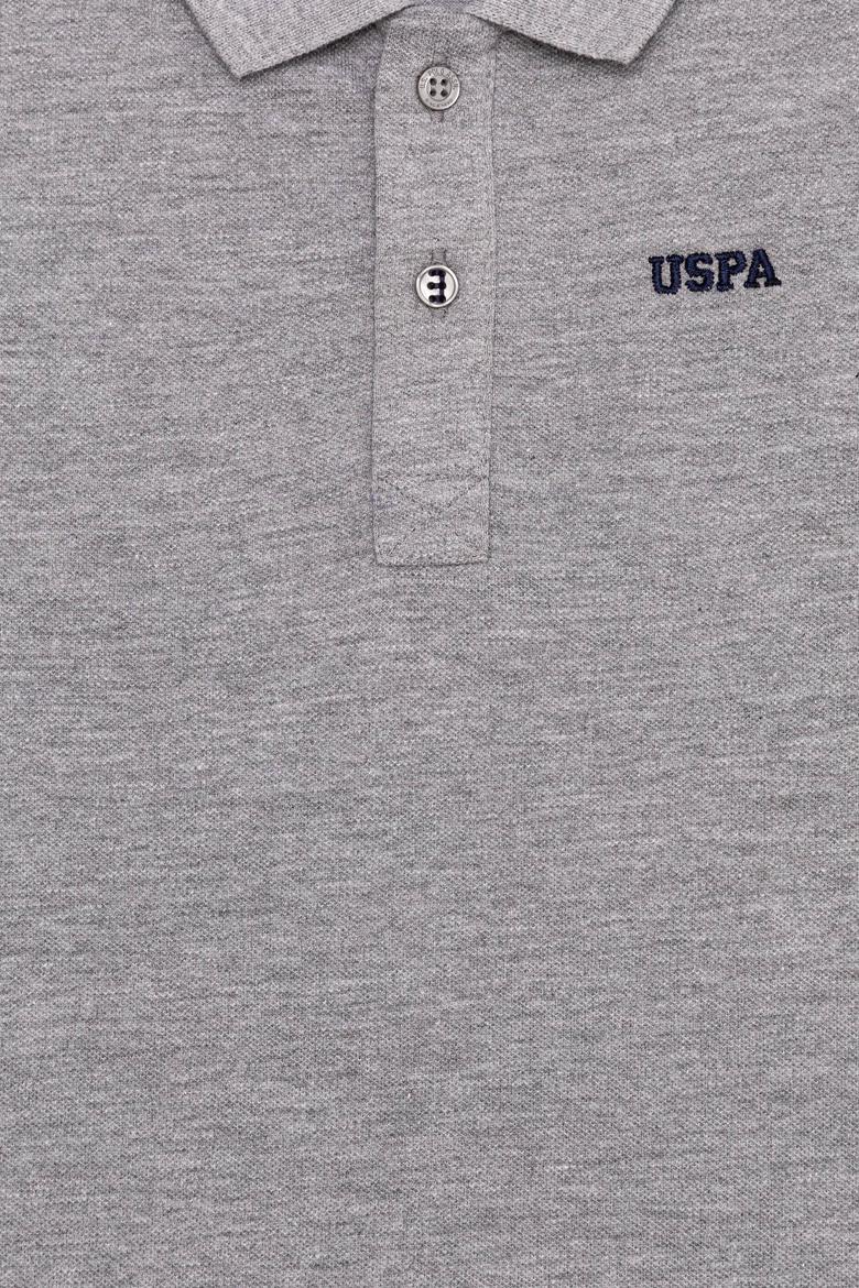 Erkek Çocuk Gri Melanj Polo Yaka Tişört - 50251776052