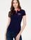 Kadın Lacivert Polo Yaka Tişört