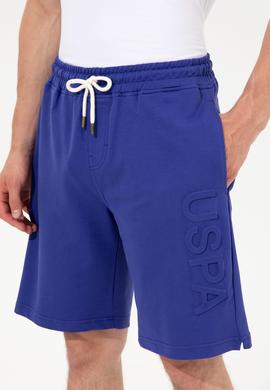 Erkek Mavi Örme Şort - 50246596053