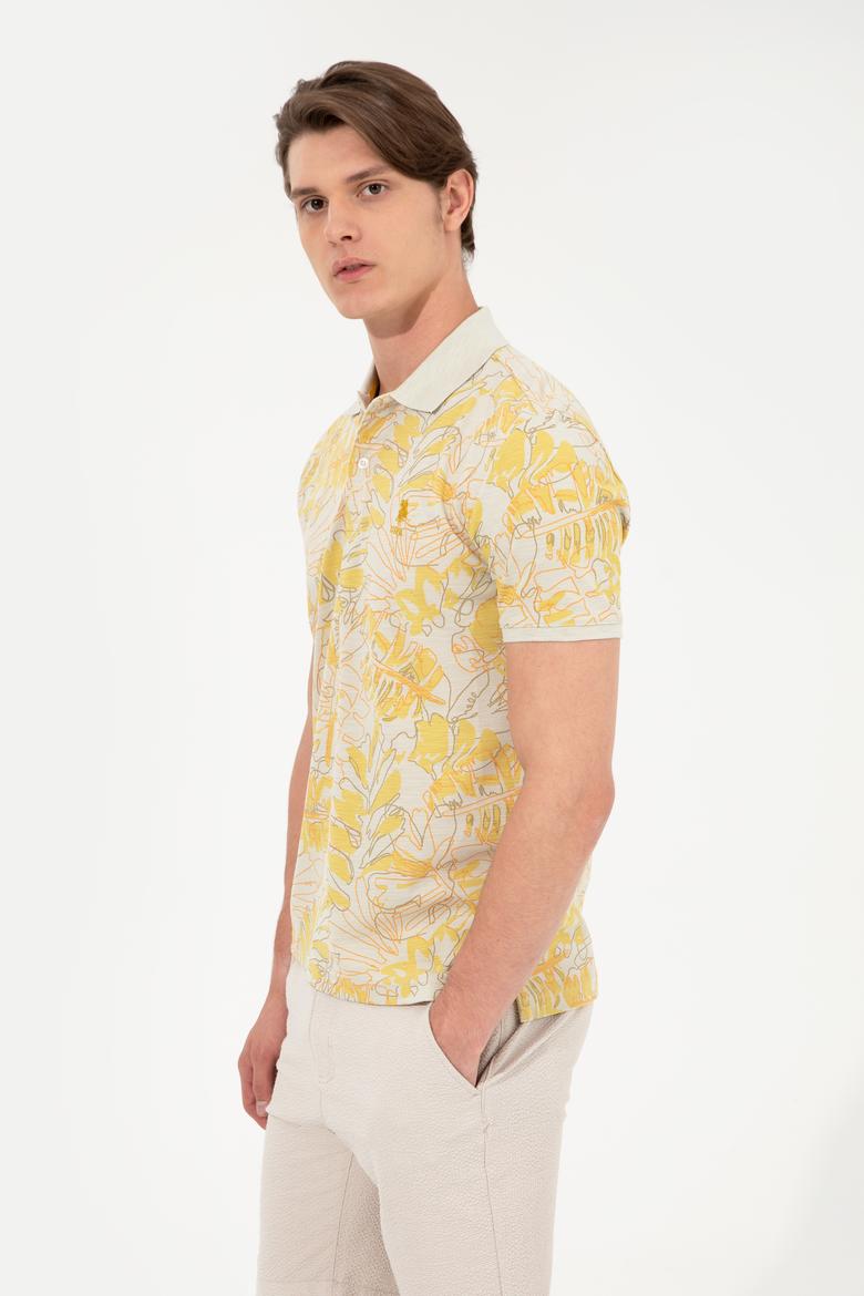 Erkek Taş Polo Yaka Tişört - 50248520010