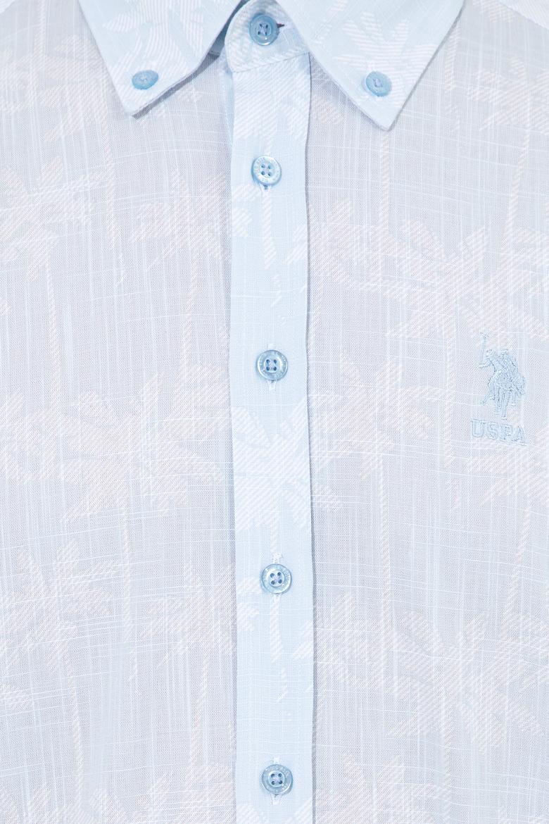Erkek Açık Mavi Kısa Kollu Gömlek - 50247599003