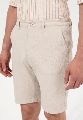 Erkek Haki Dokuma Şort - 50246112013