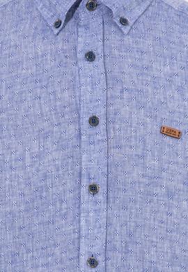 Erkek Mavi Uzun Kollu Gömlek - 50246314016