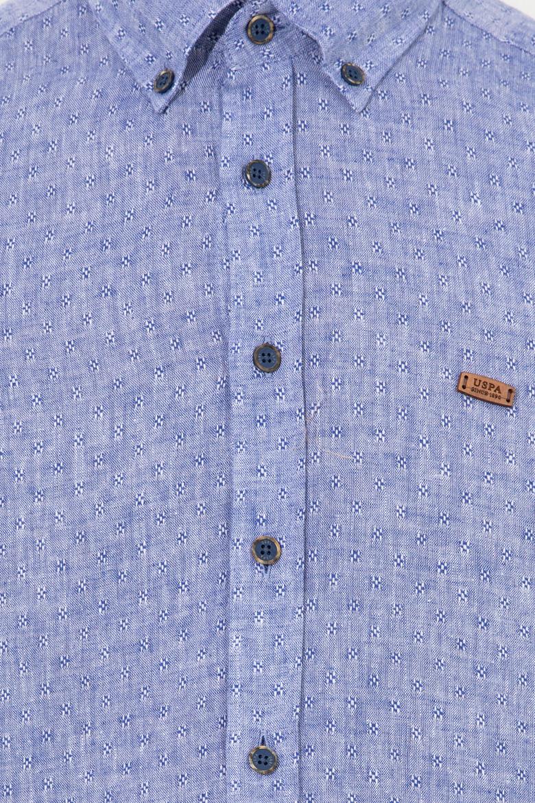 Erkek Mavi Uzun Kollu Gömlek - 50246314016