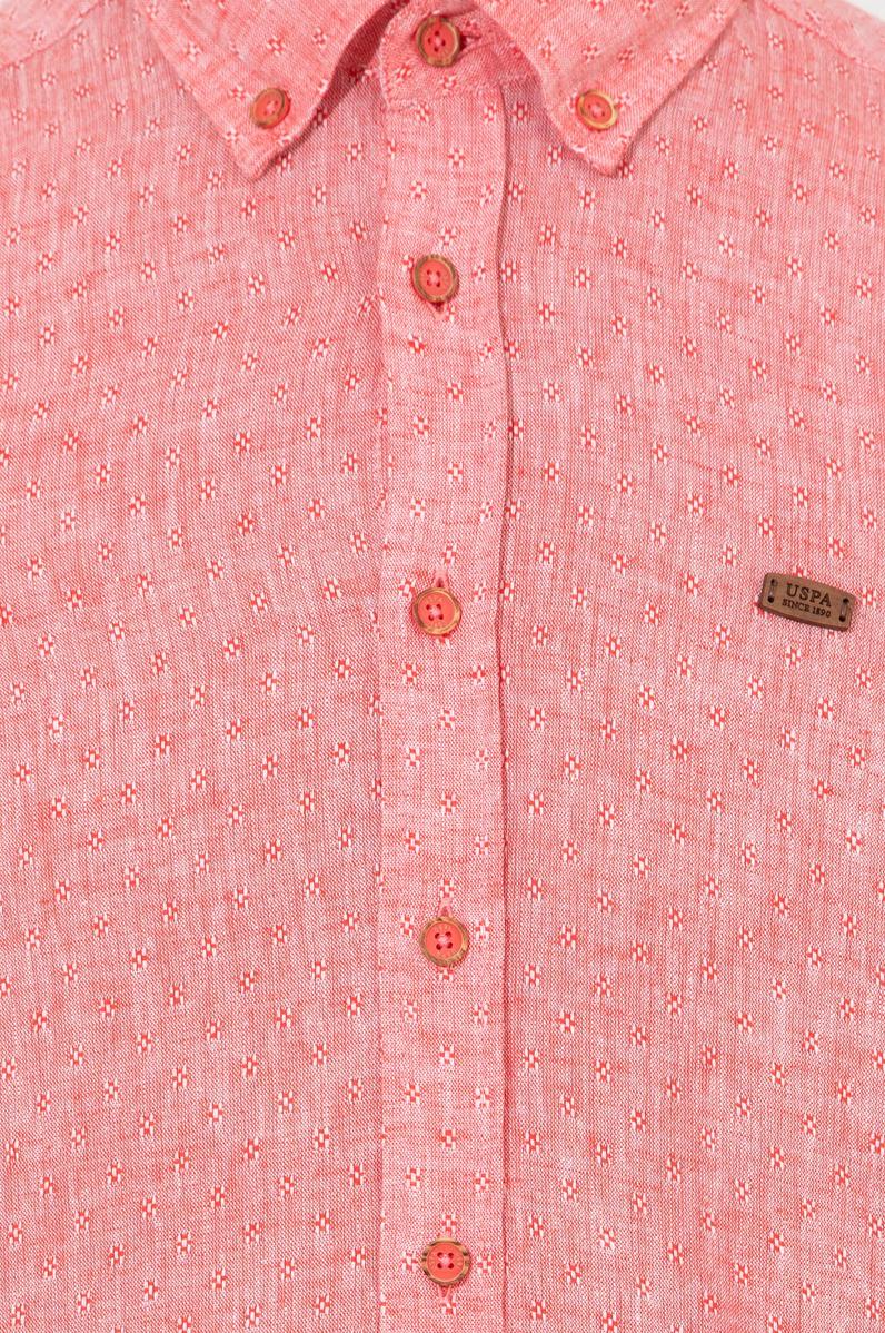 Erkek Kırmızı Uzun Kollu Gömlek