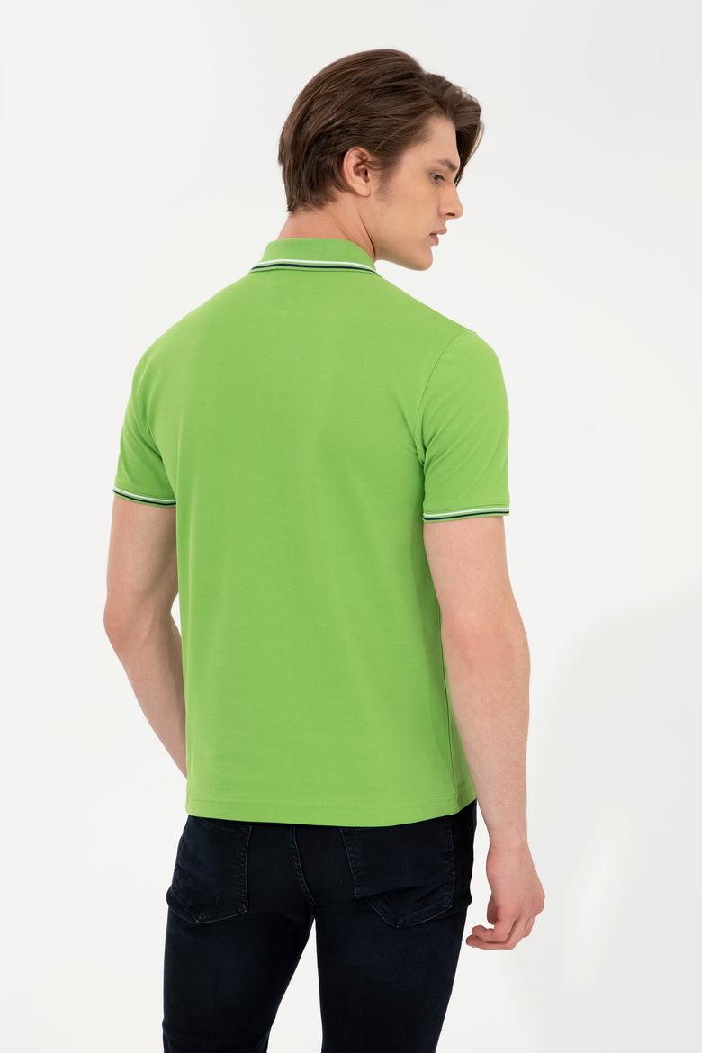 Erkek Elma Yeşili Polo Yaka T-Shirt - 50247368036