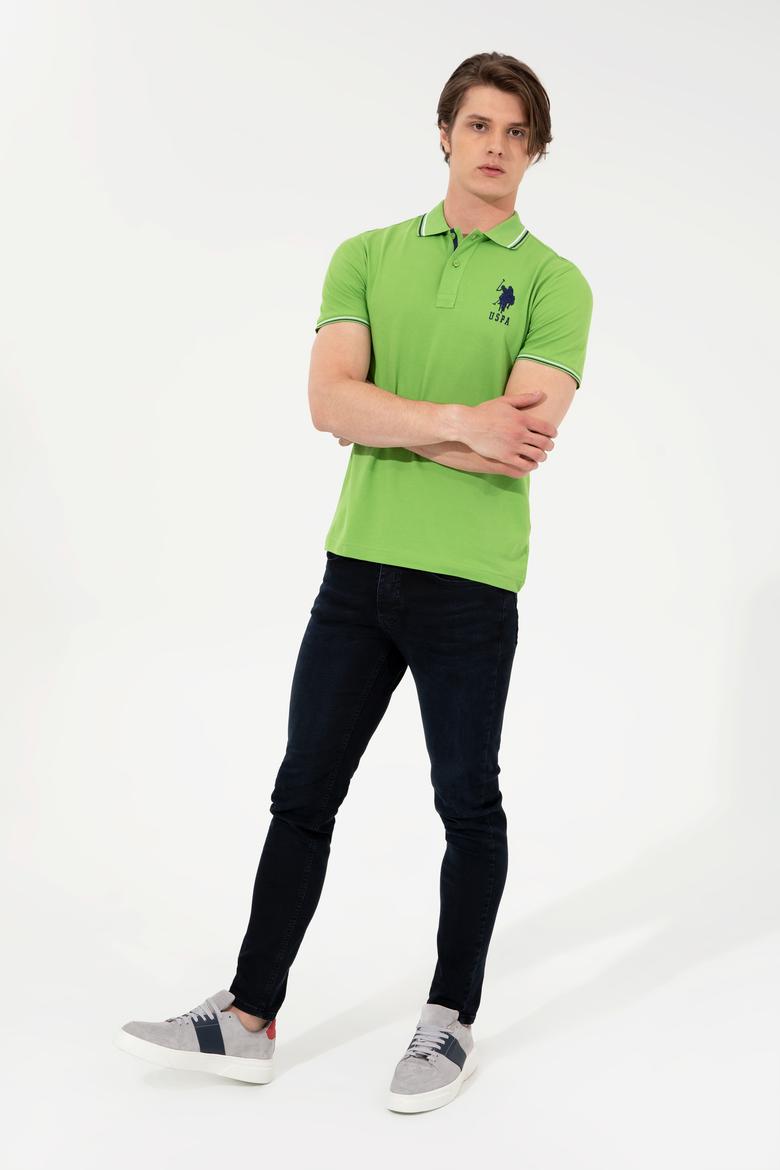Erkek Elma Yeşili Polo Yaka T-Shirt - 50247368036