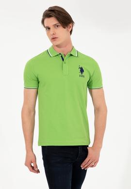 Erkek Elma Yeşili Polo Yaka T-Shirt - 50247368036