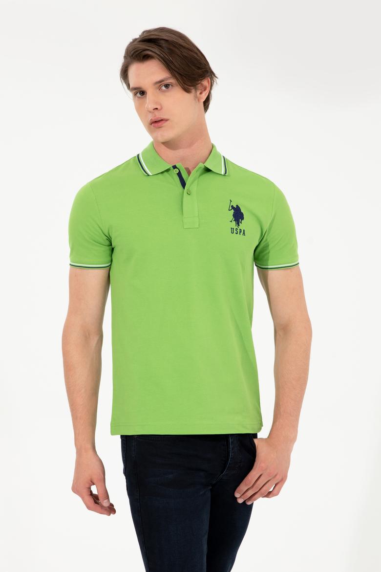Erkek Elma Yeşili Polo Yaka T-Shirt