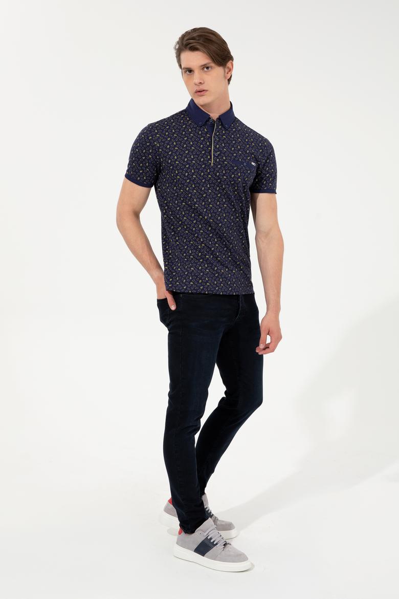 Erkek Lacivert Tişört - 50248573017