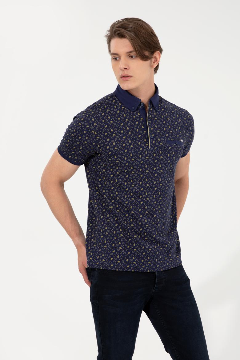 Erkek Lacivert Tişört - 50248573017