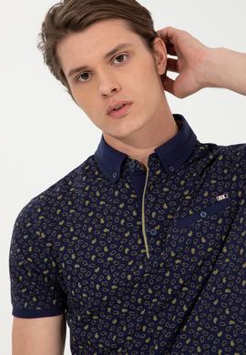 Erkek Lacivert Tişört - 50248573017