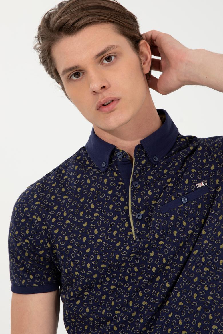 Erkek Lacivert Tişört - 50248573017