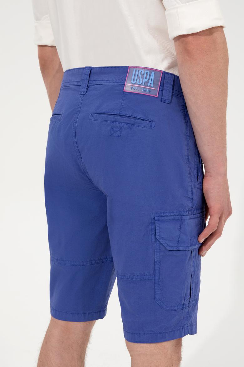 Erkek Mavi Dokuma Şort - 50246075039