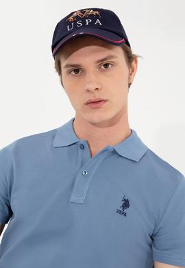 Erkek İndigo Basic Tişört - 50249153090