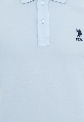 Erkek Açık Mavi Basic Tişört - 50249153010