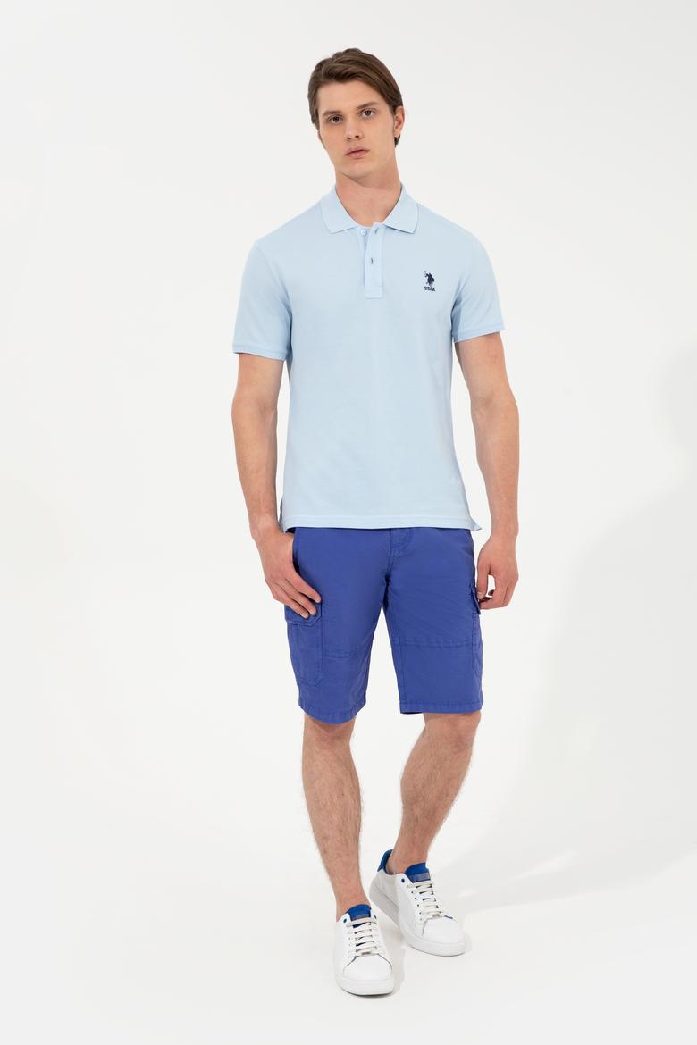 Erkek Açık Mavi Basic Tişört - 50249153010