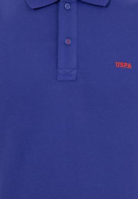 Erkek Mavi Polo Yaka Basic T-Shirt - 50251701149