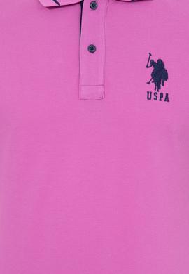 Erkek Menekşe Basic Polo Yaka Tişört - 50247371057