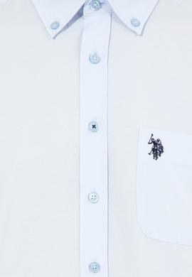 Erkek Açık Mavi Kısa Kollu Gömlek - 50249518011