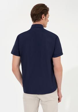 Erkek Lacivert Gömlek Kısakol - 50249518030