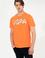 Erkek Turuncu Bisiklet Yaka Tişört