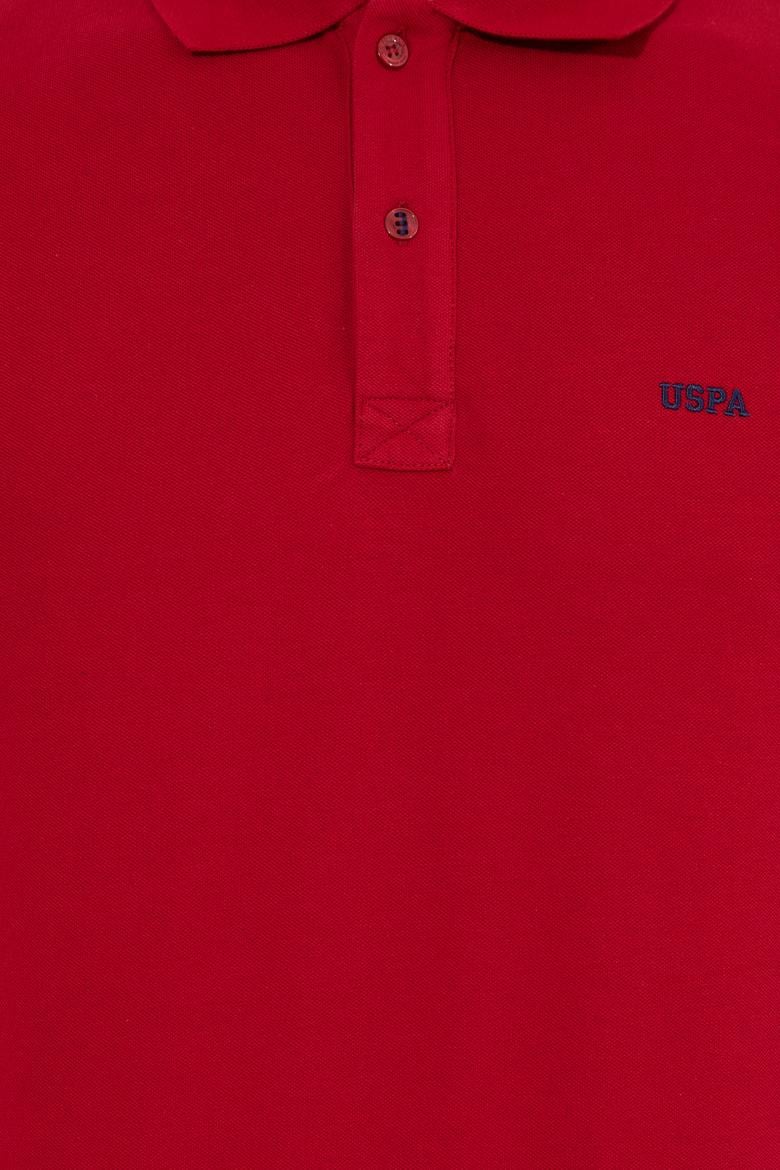 Erkek Bordo Polo Yaka Basic T-Shirt - 50251701203