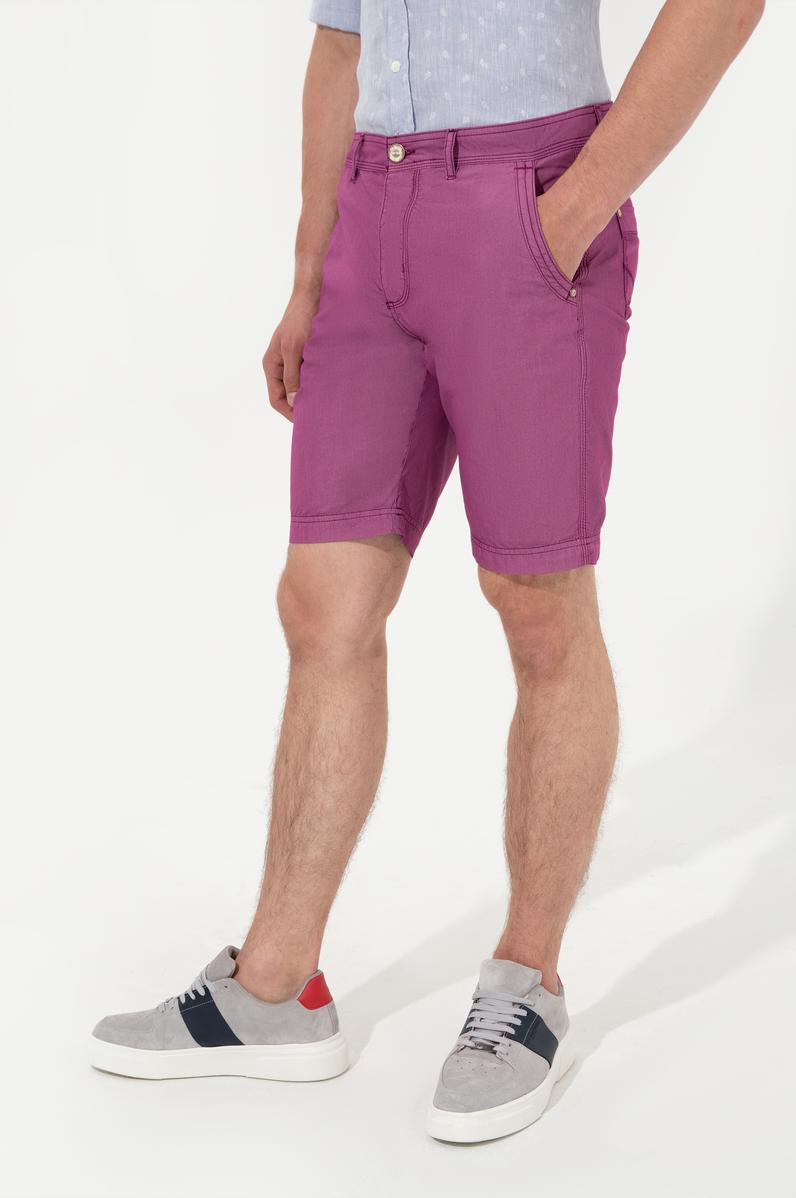 Erkek Menekşe Dokuma Şort