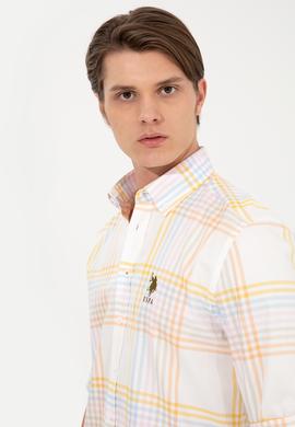 Erkek Safran Uzun Kollu Gömlek - 50246332041
