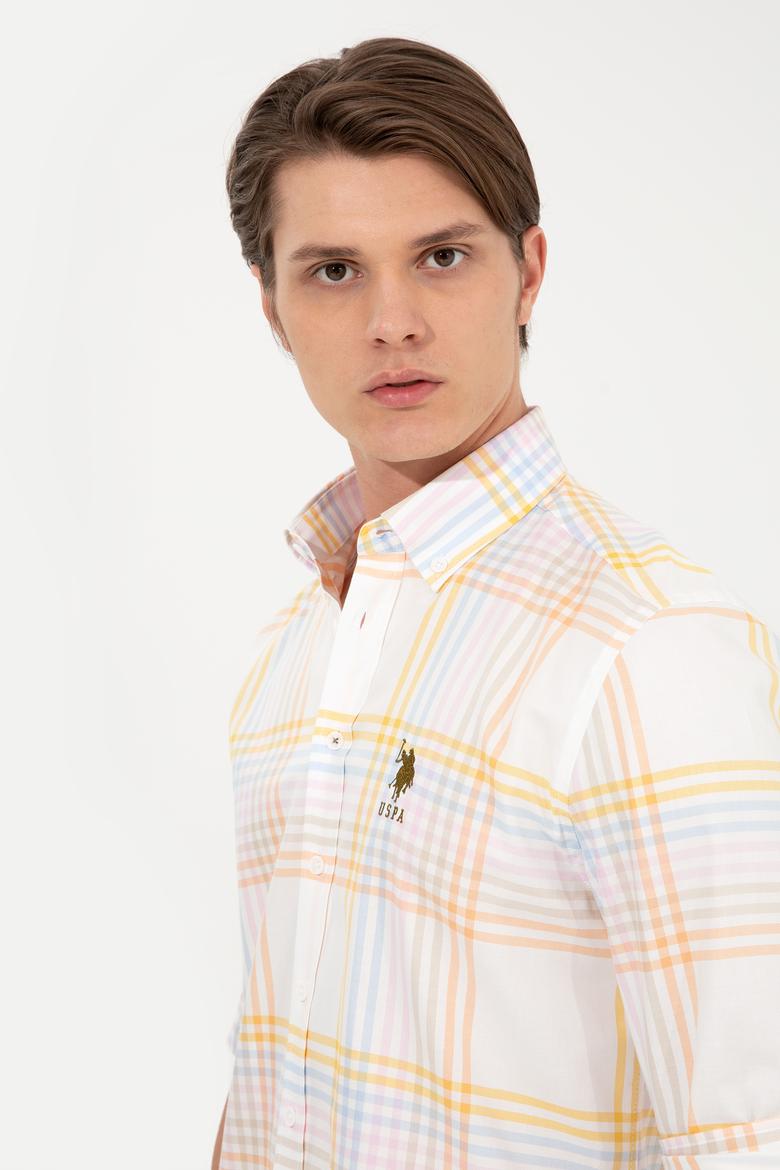 Erkek Safran Uzun Kollu Gömlek - 50246332041