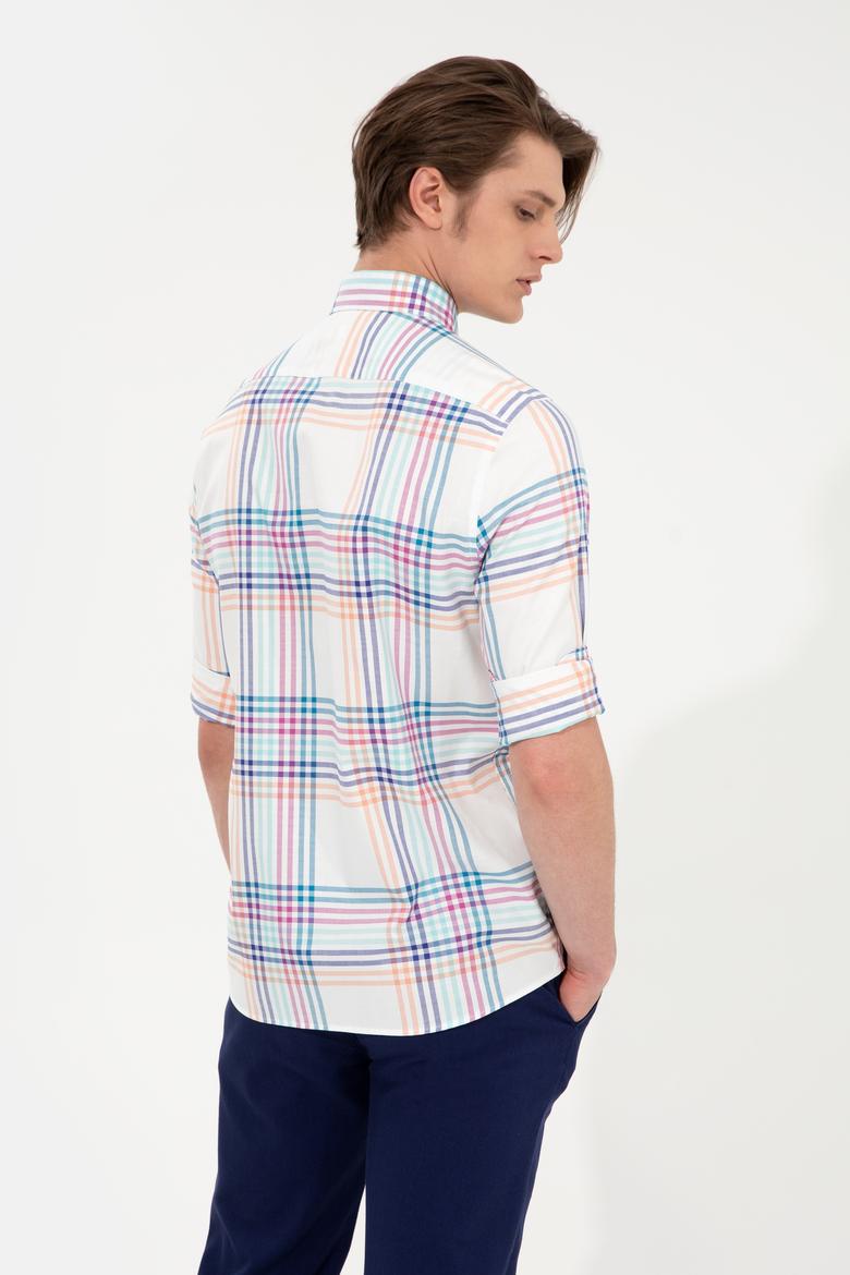 Erkek Menekşe Uzun Kollu Gömlek - 50246332033