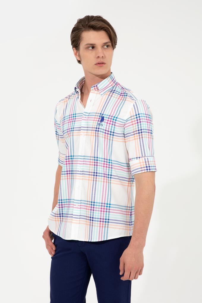 Erkek Menekşe Uzun Kollu Gömlek