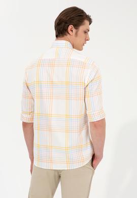 Erkek Safran Uzun Kollu Gömlek - 50246332041