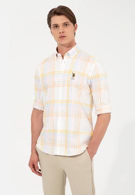 Erkek Safran Uzun Kollu Gömlek - 50246332041