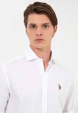 Erkek Beyaz Uzun Kollu Gömlek - 50247123023