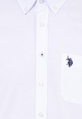 Erkek Beyaz Kısa Kollu Gömlek - 50249518019