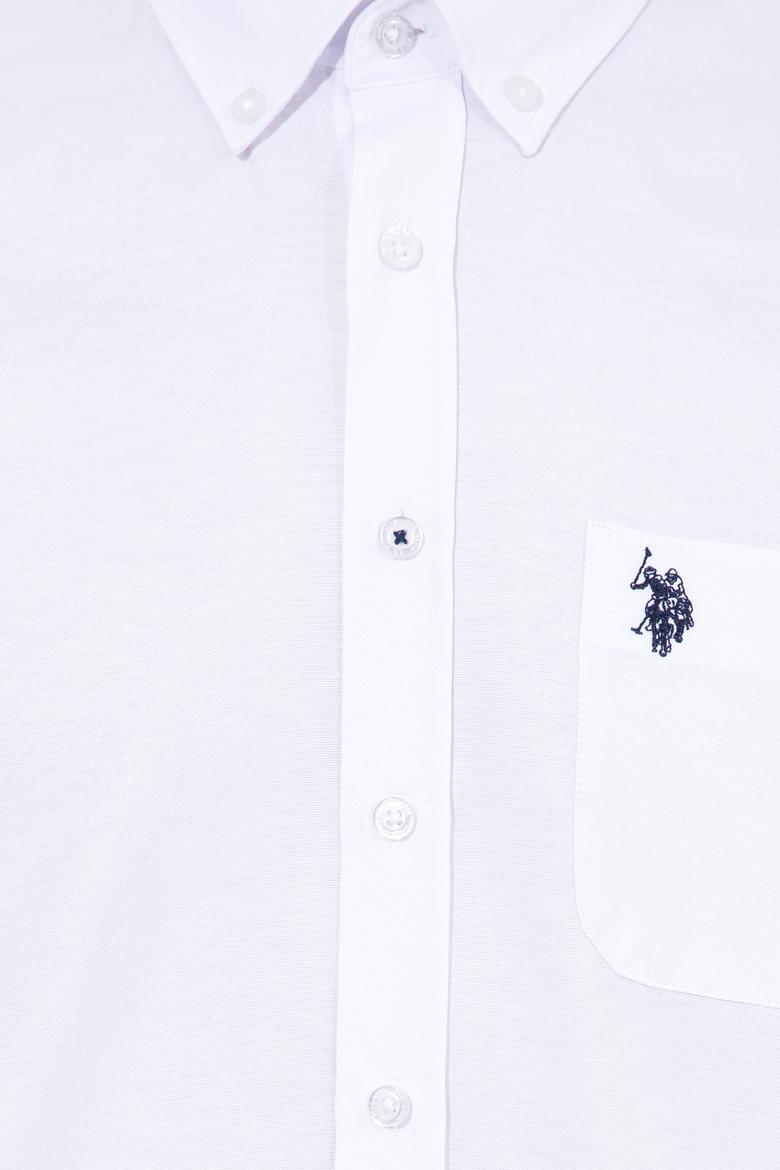 Erkek Beyaz Kısa Kollu Gömlek - 50249518019