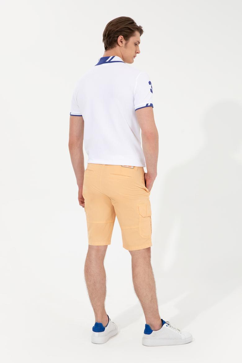 Erkek Turuncu Dokuma Şort - 50246075029