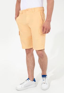 Erkek Turuncu Dokuma Şort - 50246075029