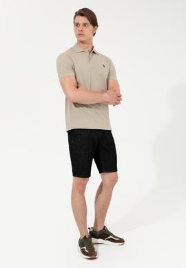 Erkek Siyah Jean Şort - 50254405004