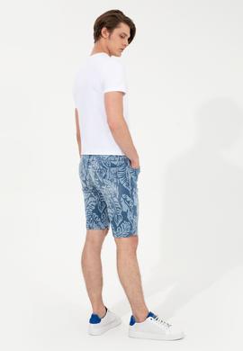 Erkek Mavi Jean Şort - 50249371002