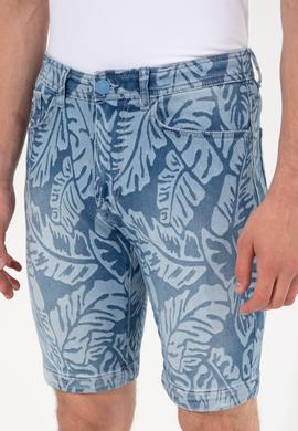 Erkek Mavi Jean Şort - 50249371002